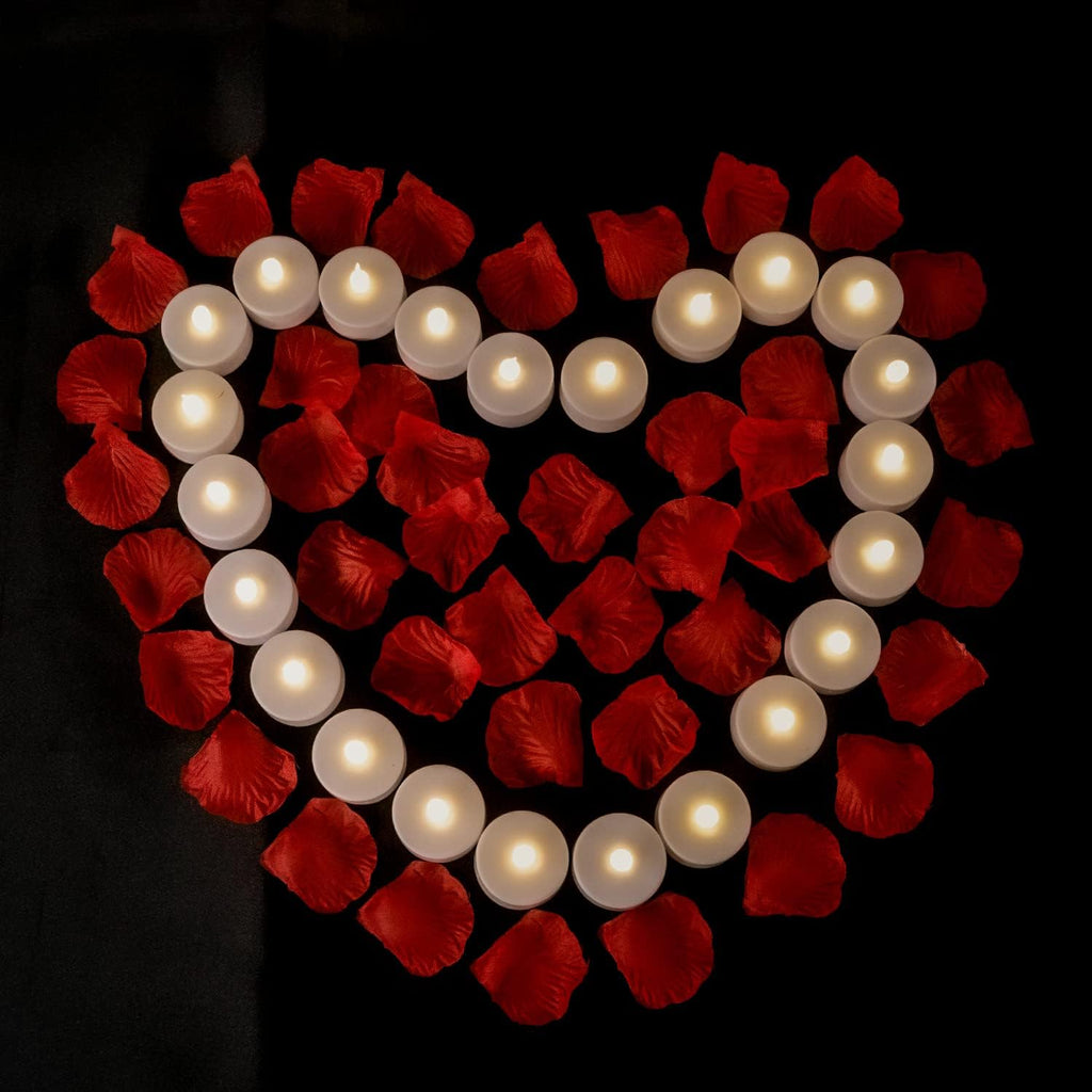 Battery Operated LED Tea Lights: 24PACK Flameless Votive Candles Lamp Realistic and Bright Flickering Holiday Gift Long Lasting 200Hours for Seasonal & Festival Celebration Warm White