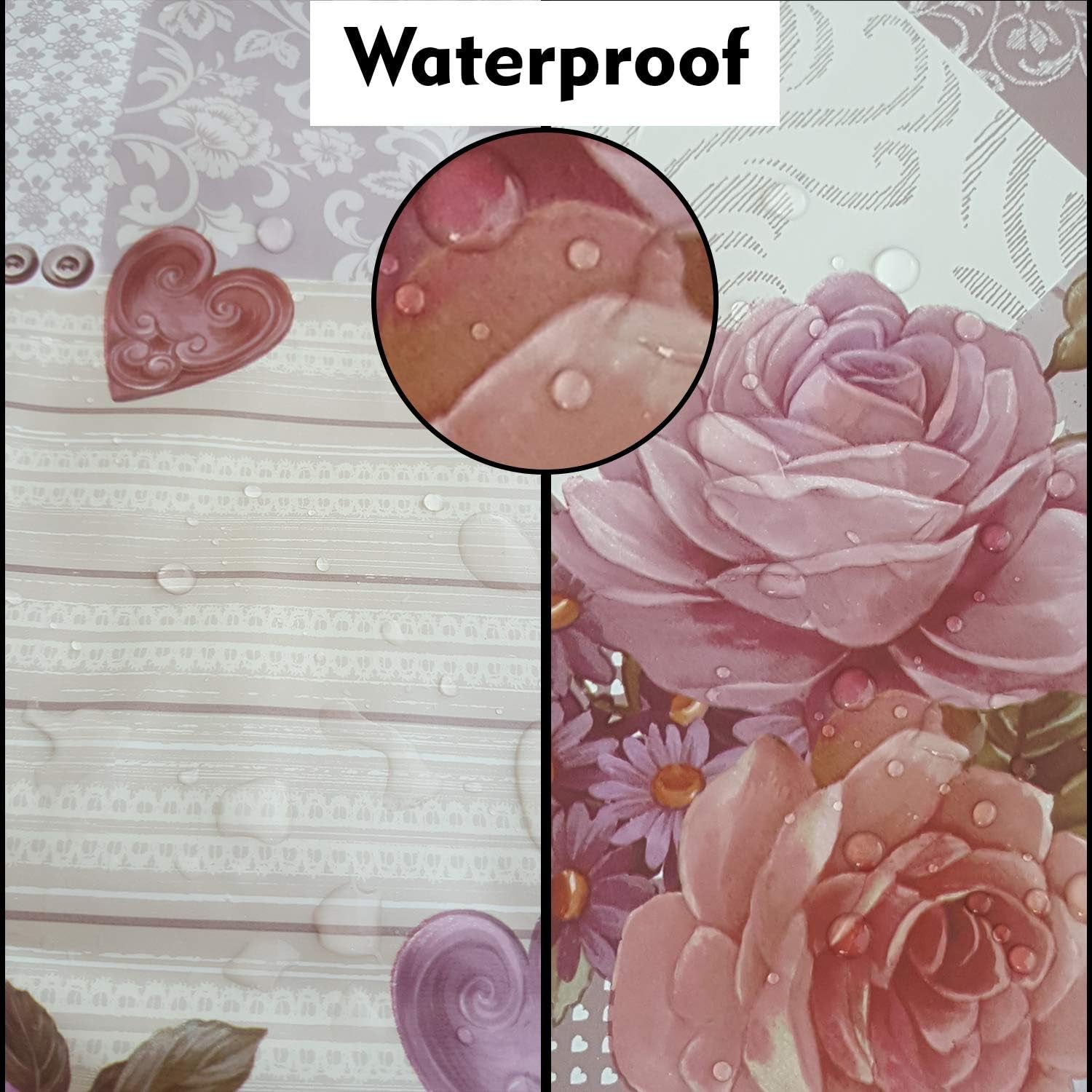 Heavy Duty Flannel Backed Vinyl Tablecloth with Flannel Backing Easy to Wipe-Clean Oilcloth Waterproof Plastic round Square Rectangle 55X55-55X71 Inch Table Cover