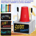 Disposable Cup Holder with Marker Slot