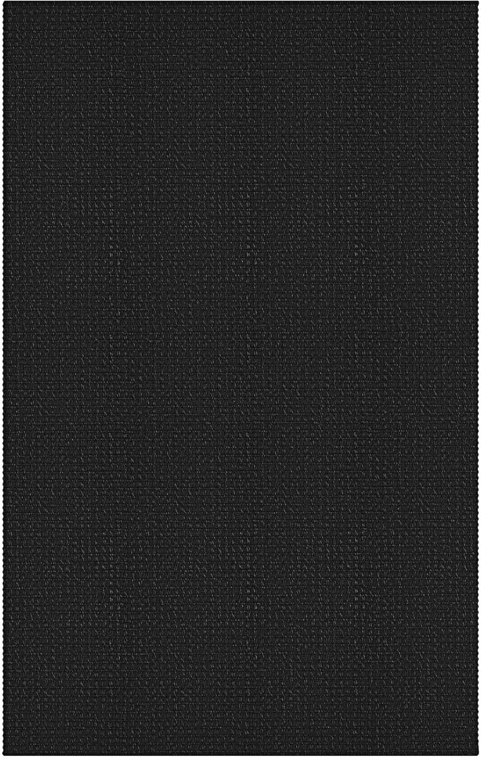 Washable Area Rug 4X6 Non Slip Rubber Backed Woven Rugs for Entryway Indoor Bedroom Rugs Kitchen Rug Floor Throw Carpet for Entrance Front Door Living Room, Black/Grey