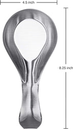 Stainless Steel Spoon Rest- Long Handle Holds Kitchen Utensils in Place, Great Spoon Rest for Counter, Stove Top, or Coffee Station; Kitchen Accessories, Utensil Rest, Stainless