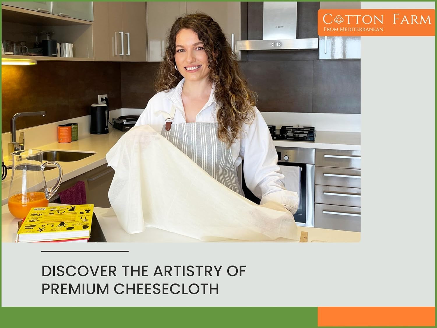 Grade 100 XL Cheese Cloths - Straining & More; 36X36 Inch; 100% Unbleached Cotton Cheesecloth; Reusable with Hemmed 2 Edges; Ultra-Dense (The Finest) Butter Muslin