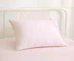 Kids Bed Sheets Twin Pink Heart Printed Sheets for Girls, Soft Lightweight Microfiber Easy Wash Bedding Set (1 Fitted Sheet + 1 Flat Sheet + 1 Pillowcase)