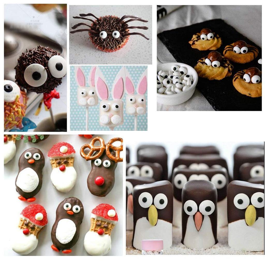Small Candy Eyeballs Eyes Cake Cupcake Toppers Cookie Decorations