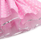 Toddler Girl Polka Dots Party Fancy Costume Tutu Dress up Dance Leotard Gymnastic Cosplay Cartoon Ear Headband