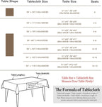 Wrinkle Free Table Cloths for Kitchen Dining Party Tablecloths Table Cloth for Rectangle Tables Farmhouse Tablecloth Christmas (Light Green, Rectangle/Oblong,55 X 71 Inch)