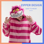 Snug Fit Unisex Adult Onesie Pajamas, Flannel Cosplay Animal One Piece Halloween Costume Sleepwear Homewear