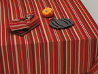 Christmas Thanksgiving Holiday Tabletop Décor Collection Decorative Napkin Ring Holder Set, 2" Diameter, Rustic Harvest Pumpkin, 6 Piece