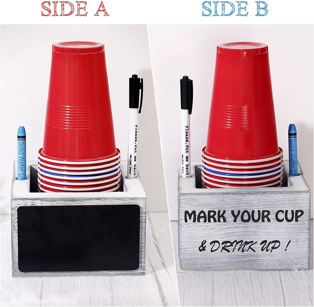 Disposable Cup Holder with Marker Slot