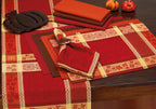 Christmas Thanksgiving Holiday Tabletop Décor Collection Decorative Napkin Ring Holder Set, 2" Diameter, Rustic Harvest Pumpkin, 6 Piece