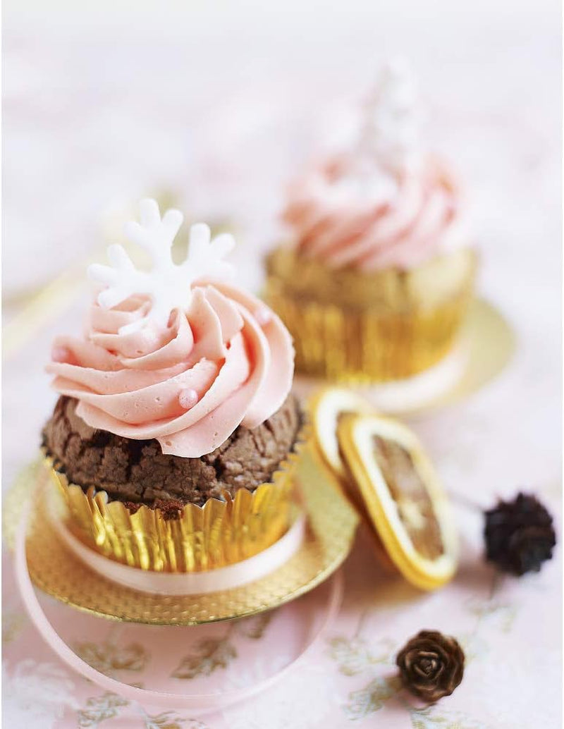 400 Pieces Foil Cupcake Liners Baking Cups Muffin Tins Treat Cups Foil Metallic Cupcake Liners for Weddings,Birthdays,Baby Showers,Silver Rose Gold Black and Gold