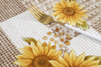 Vinyl Flannel Backed Tablecloth Waterproof Oil-Proof Square PVC Table Cloth Stain-Resistant Wipeable Indoor/Outdoor Picnic, BBQ and Dining Table Cover
