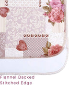 Heavy Duty Flannel Backed Vinyl Tablecloth with Flannel Backing Easy to Wipe-Clean Oilcloth Waterproof Plastic round Square Rectangle 55X55-55X71 Inch Table Cover